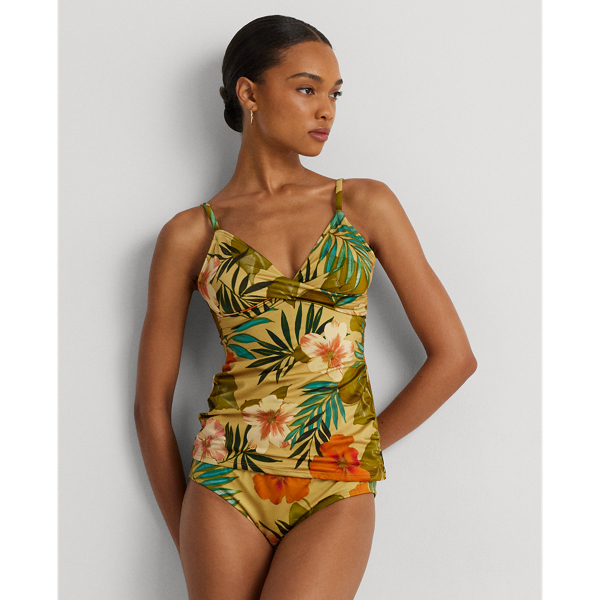 Multi Tropical-Print Hipster Bikini Bottom Lauren 1