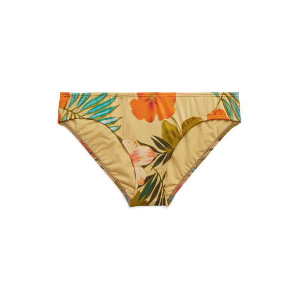 Tropical-Print Hipster Bikini Bottom