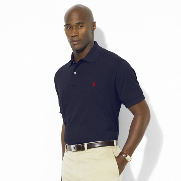 Ink Classic Fit Mesh Polo Shirt Big & Tall 1