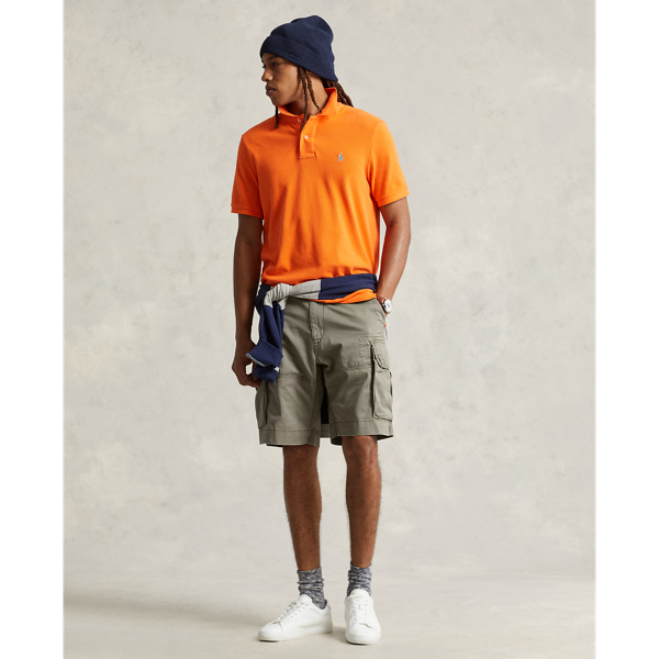 Polo with cargo shorts on sale