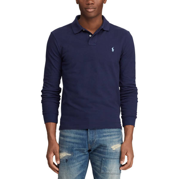 Newport Navy Custom Slim Cotton Mesh Polo Polo Ralph Lauren 4