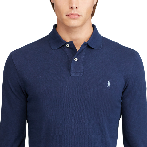 Newport Navy Custom Slim Cotton Mesh Polo Polo Ralph Lauren 6