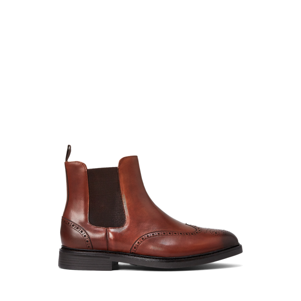 Pale Russet Asher Wingtip Chelsea Boot Polo Ralph Lauren 1