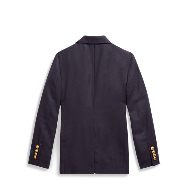 Navy Wool Brass-Button Sport Coat Boys 8-20 2