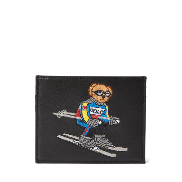 Ski Bear Leather Card Case Polo Ralph Lauren 1