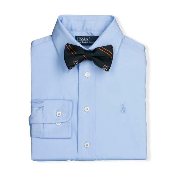 Elite Blue Lowell Cotton Dress Shirt Boys 8-20 3