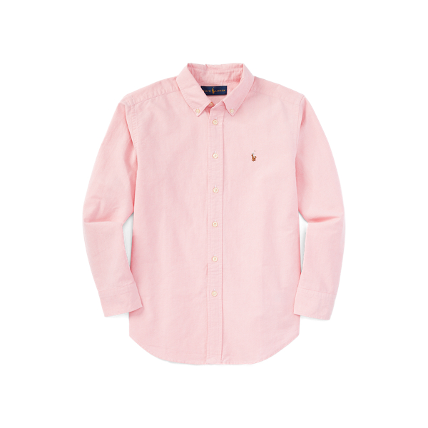 Solid Cotton Oxford Shirt