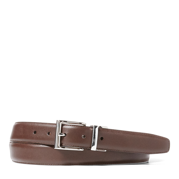 Brown/Cognac Reversible Nickel Belt Big & Tall 1