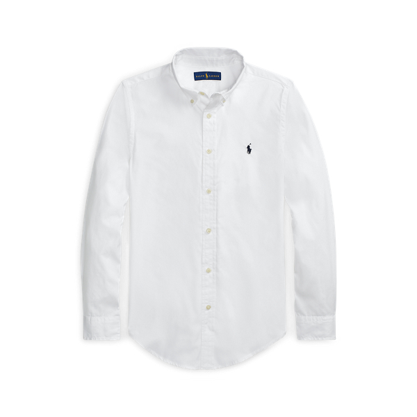 White Custom-Fit Baumwoll-Oxfordhemd Boys 6-14 Years 1