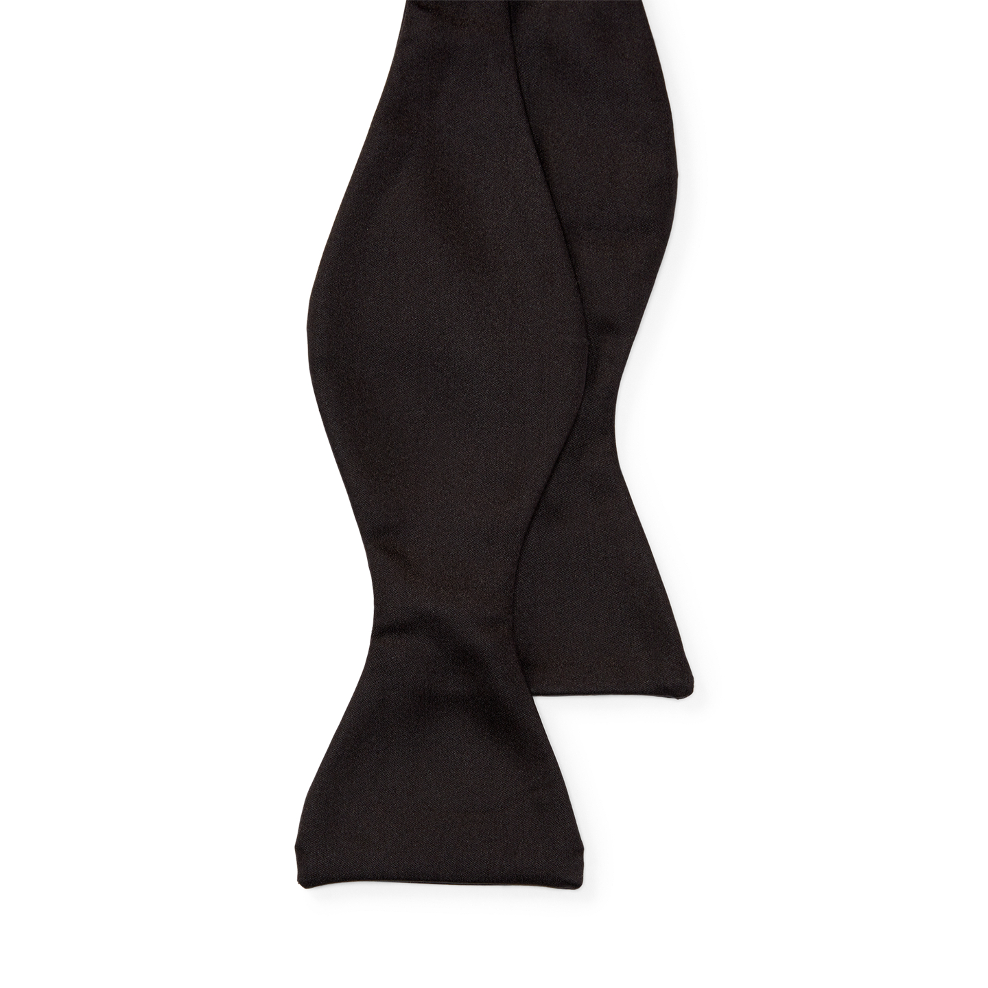 Мужской галстук-бабочка Ralph Lauren Silk Satin Bow Tie, цвет: Чёрный — фото 3