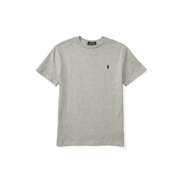 T-shirt col rond en jersey de coton Boys 6-14 Years en 1
