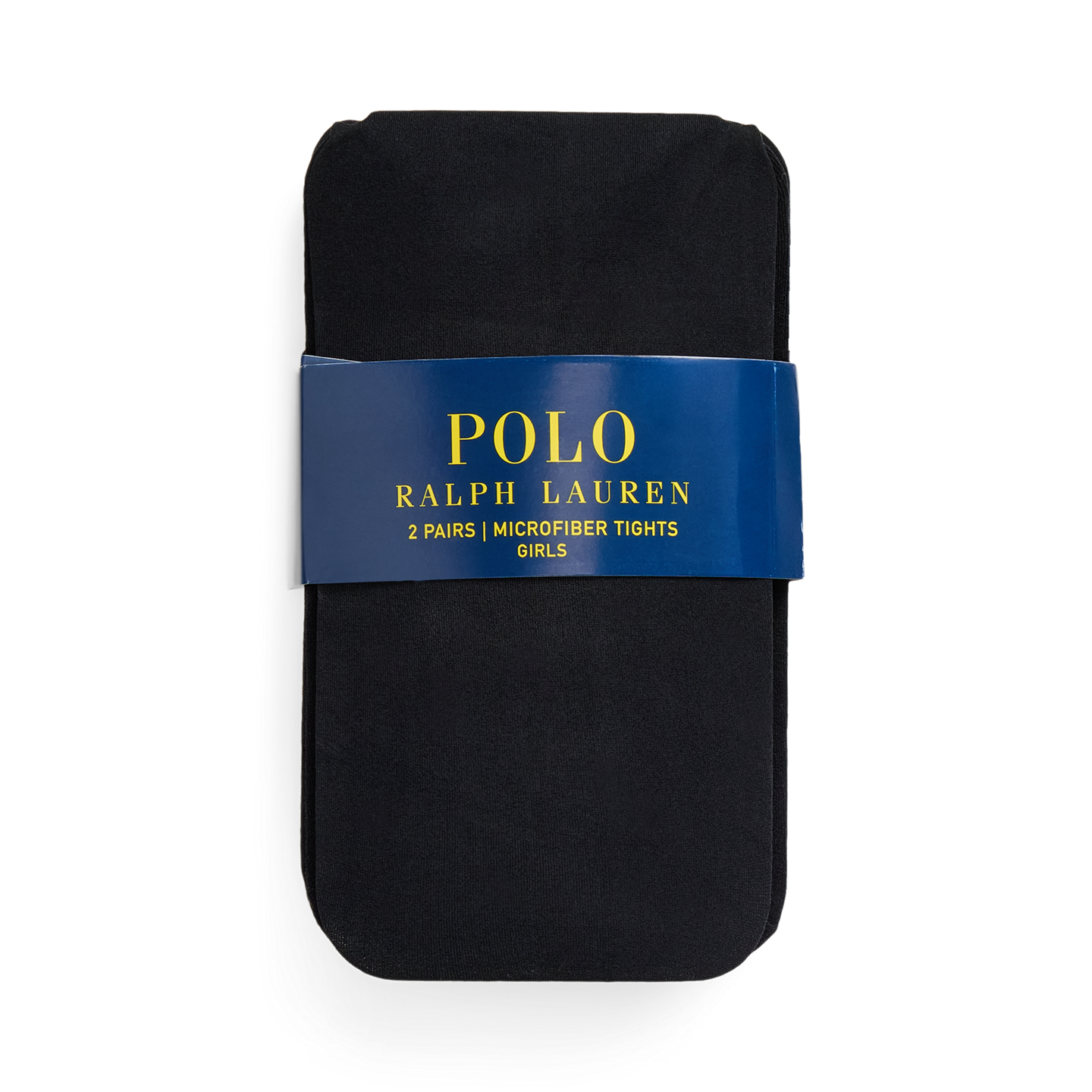 Детские колготки Ralph Lauren Tights 2-Pack, цвет: Чёрный — фото 1