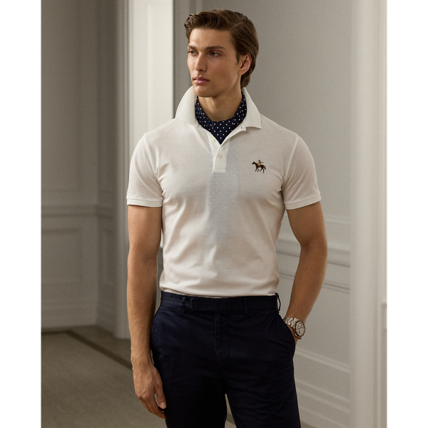 Custom Slim Fit Pique Polo Shirt