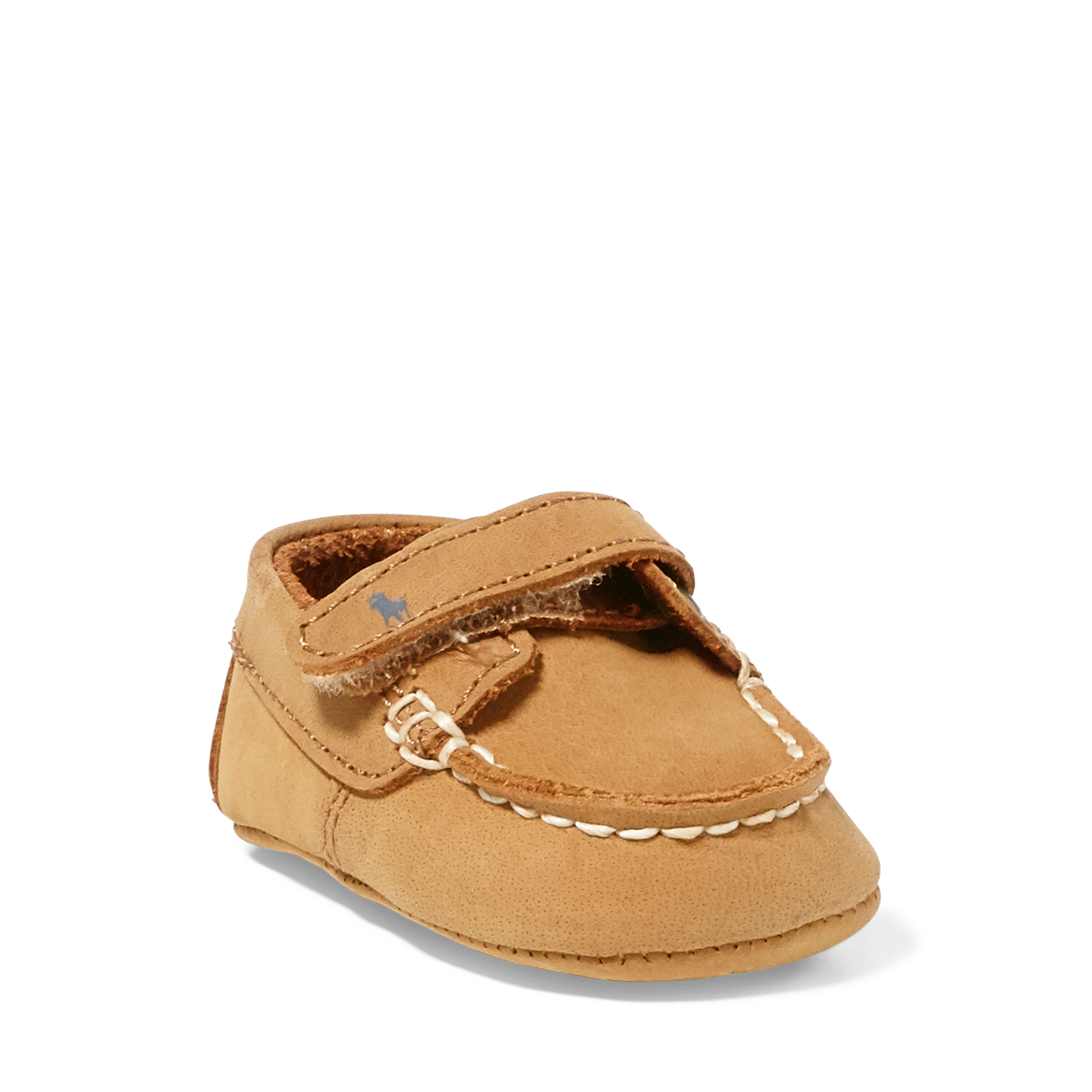 Детские туфли Ralph Lauren Captain Leather Loafer, цвет: Рыжевато-коричневый — фото 1