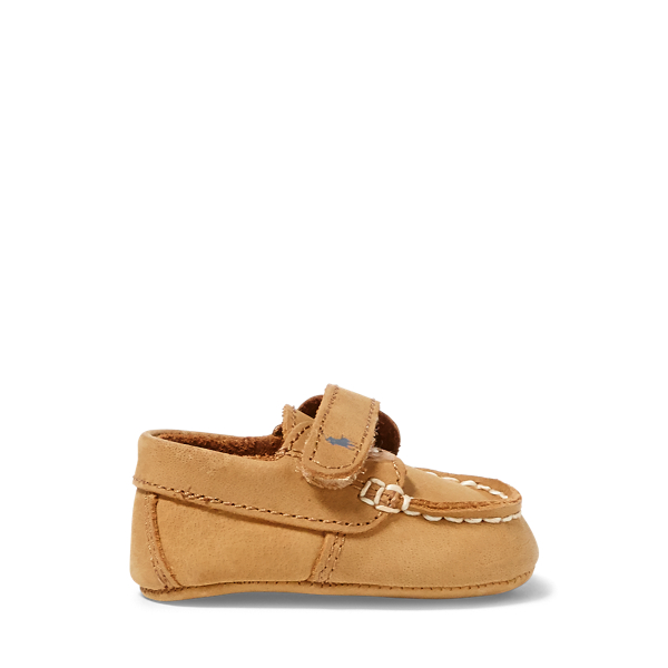 Tan Captain Leather Loafer Baby Boy 1