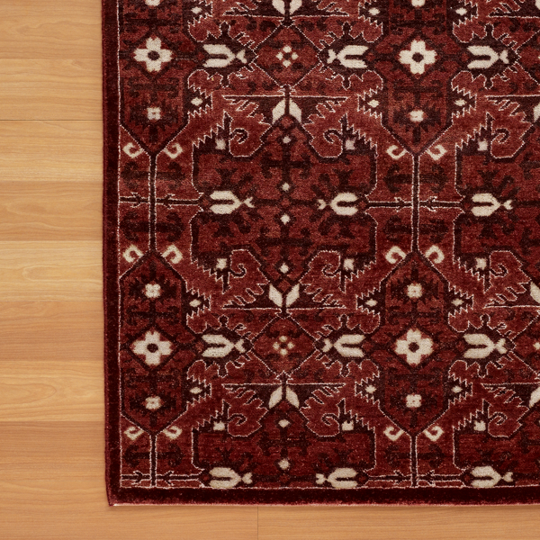 Lakehouse Red Sheldon Fair Isle Rug Ralph Lauren Home 2