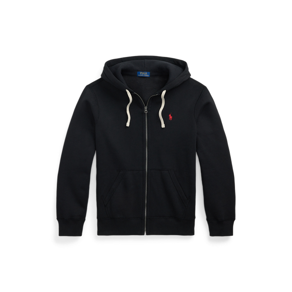 Polo hoodie black and red sale