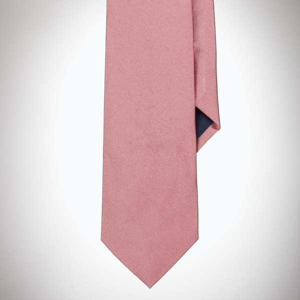 Pink Solid Silk Repp Tie Polo Ralph Lauren 1