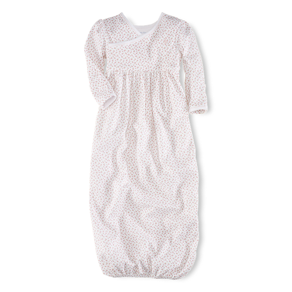 Floral Cotton Gown Baby Girl 1