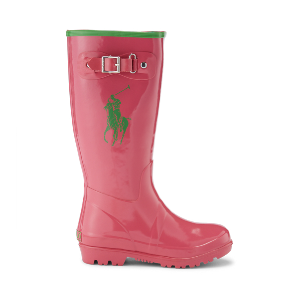 Ralph lauren pink rain boots on sale