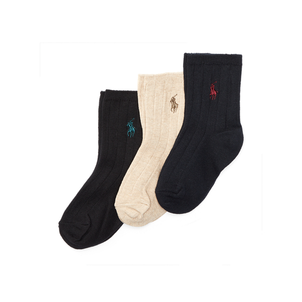 Ribbed Dress Socks 3-Pack