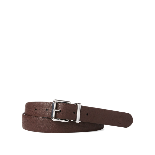 Black/Brown Reversible Leather Belt Polo Ralph Lauren 2