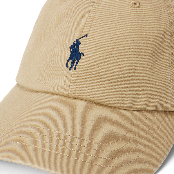 Caf&eacute; Tan / Newport Navy The Iconic Cotton Chino Ball Cap Polo Ralph Lauren for fall 3