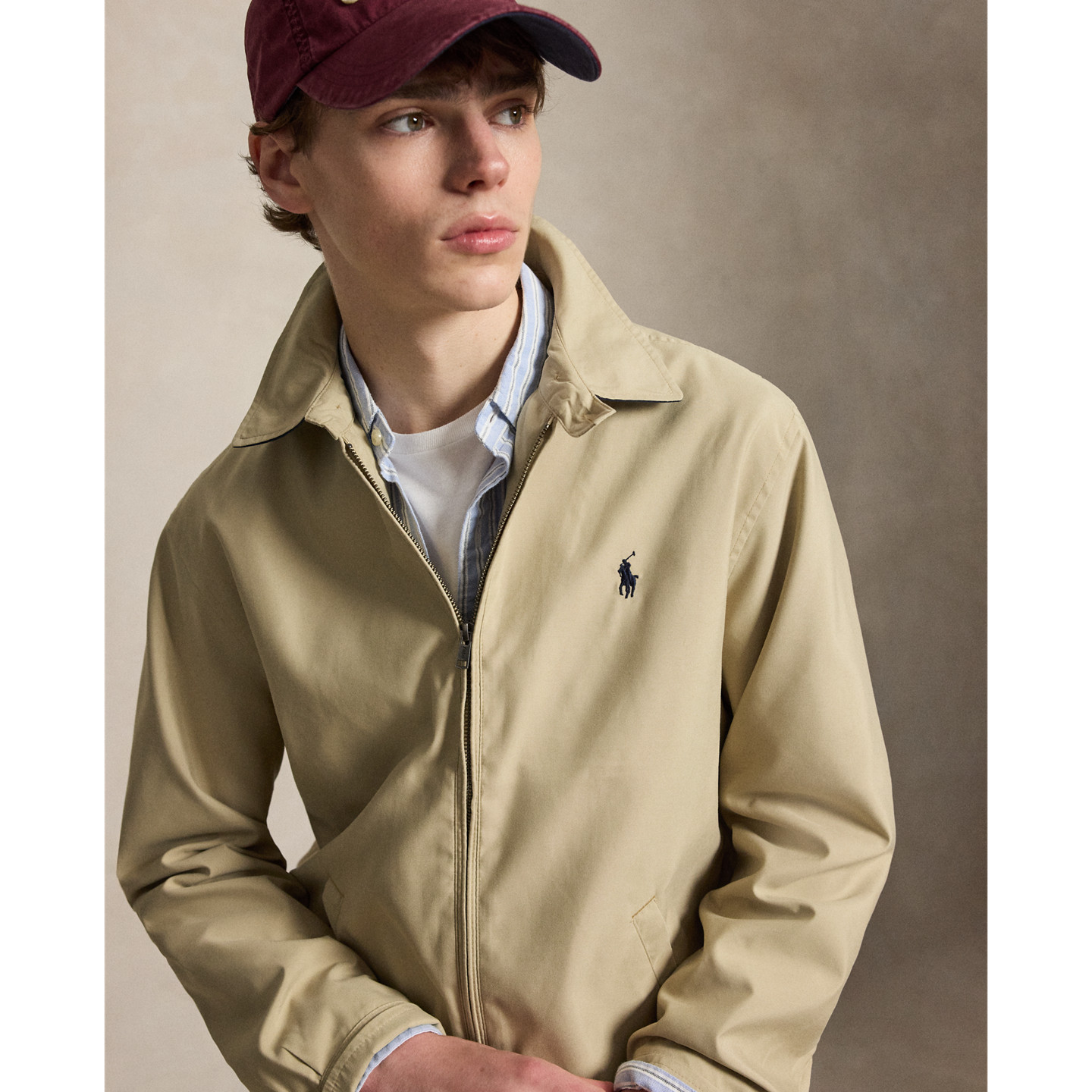 Мужская куртка Ralph Lauren Bi-Swing, цвет: Хаки — фото 3