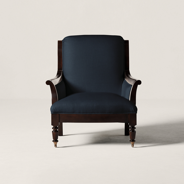 Fauteuil Lovell &agrave; dossier en crosse