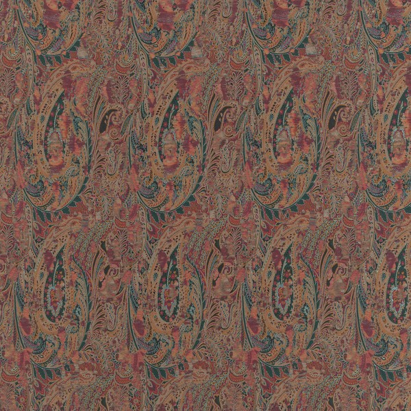 Caramoor Paisley Swatch: Jewel