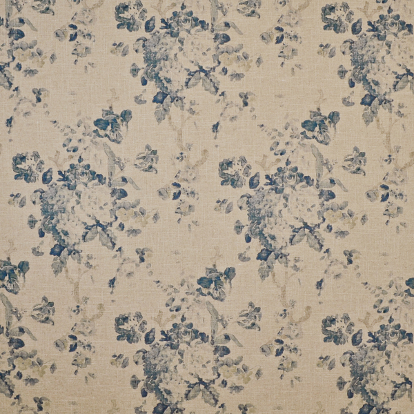 Jardin Floral Swatch: Artists Blue