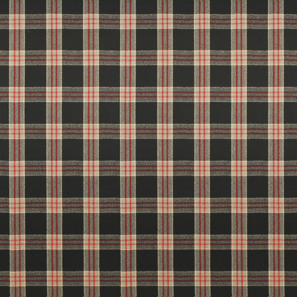 Refinery Plaid Swatch: Cinder