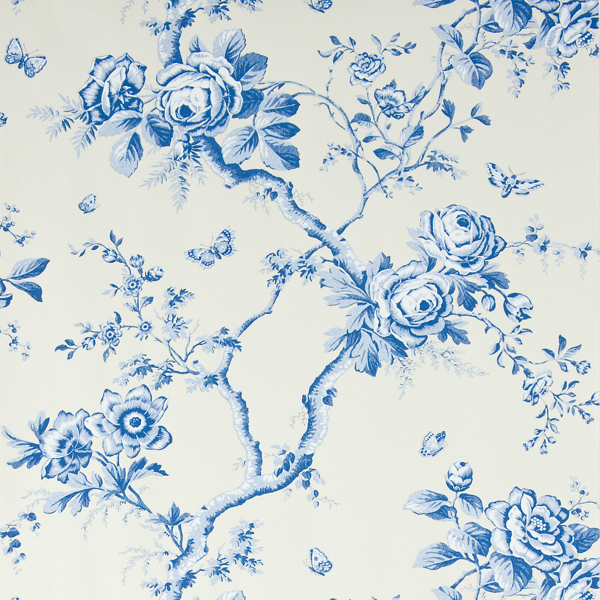 Ashfield Floral Swatch: Delft