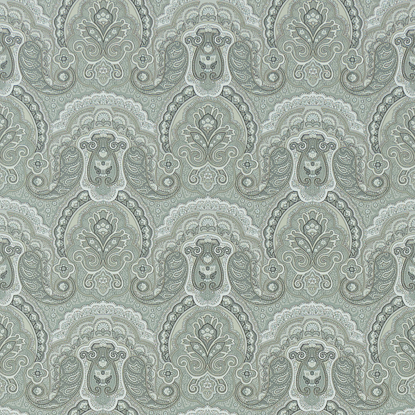 Crayford Paisley Swatch: Dove