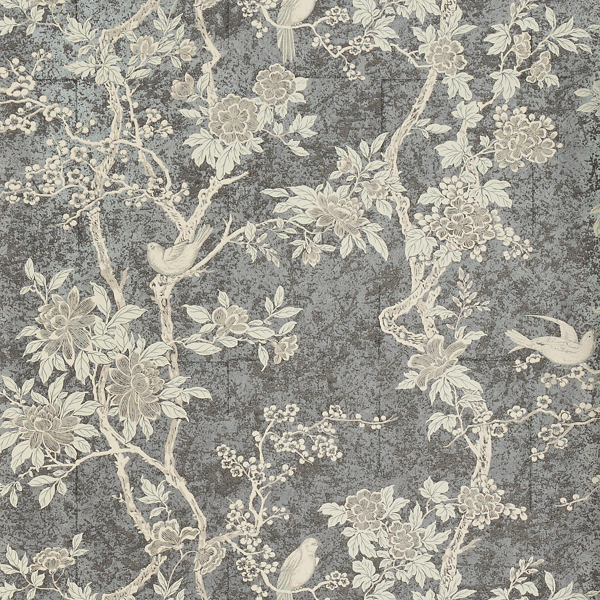 Marlowe Floral Swatch: Gunmetal