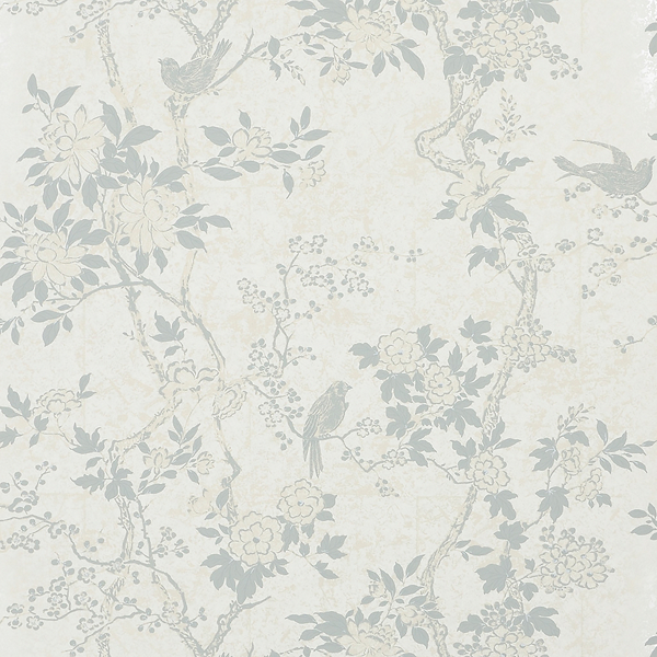 Marlowe Floral Swatch: Dove