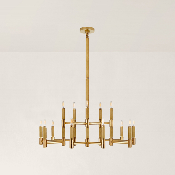 Barrett Large Knurled Chandelier