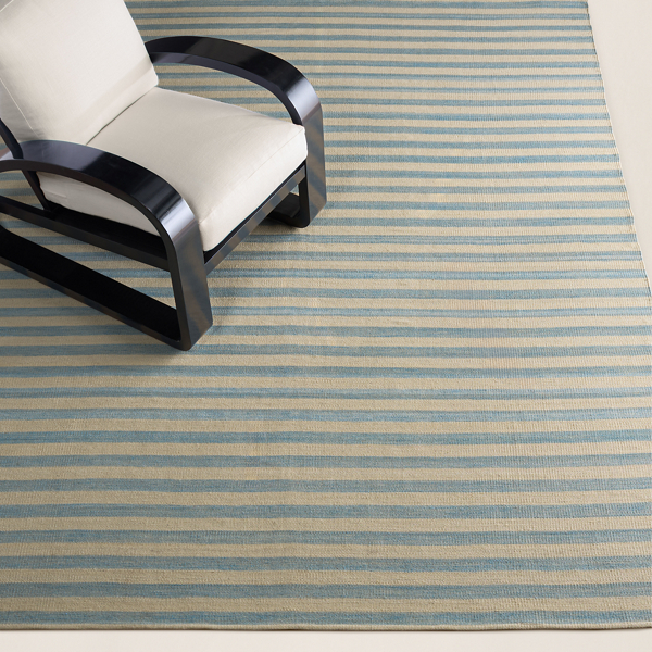 Sky Celeste Stripe Rug Ralph Lauren Home 3
