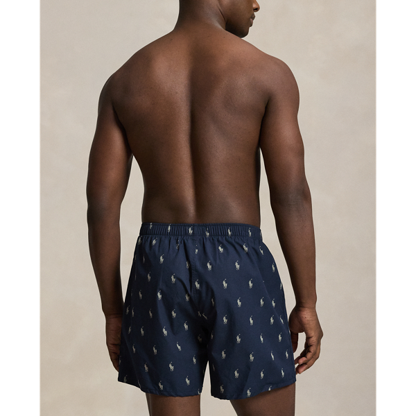 Navy Classic Woven Cotton Polo Pony Boxer Polo Ralph Lauren 3