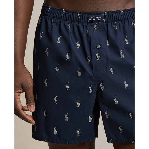 Navy Classic Woven Cotton Polo Pony Boxer Polo Ralph Lauren 4