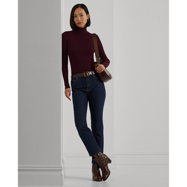 ラルフ・ローレン Lauren Ralph Lauren Ribbed Turtleneck Sweater レディース Sweaters Polo Ribbed Turtleneck Sweater | Ralph Lauren