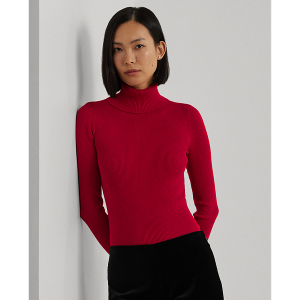 Ribbed Turtleneck Sweater