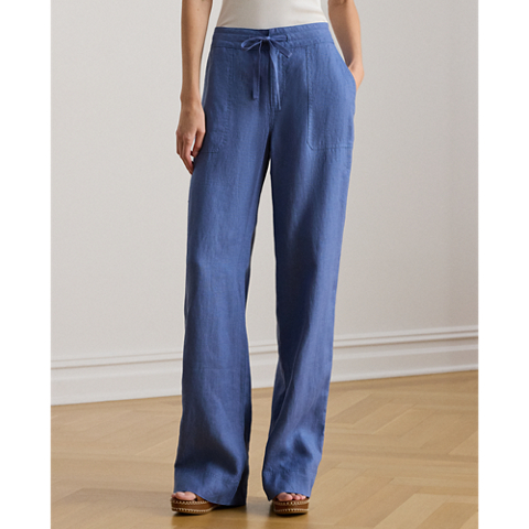 Женские брюки Ralph Lauren Linen Wide-Leg Pant