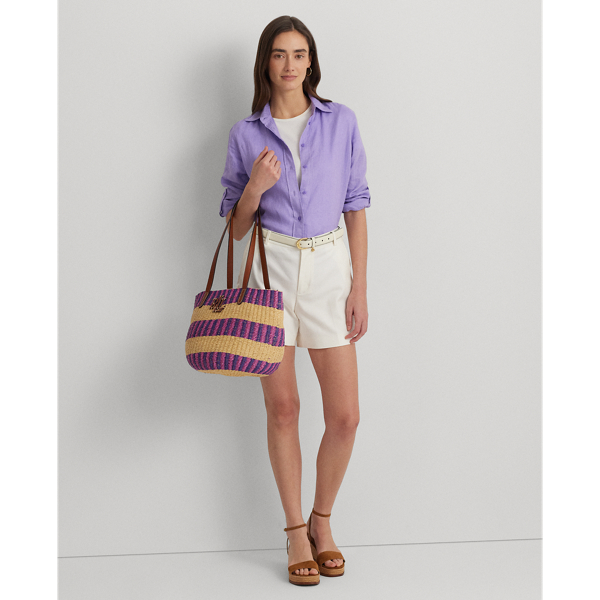 Wild Lavender Linen Shirt Lauren 4