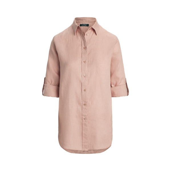 ラルフ・ローレン Lauren Ralph Lauren Cotton Blend Short Sleeve Camp Shirt レディース シャツ Cotton-Blend Short-Sleeve Camp Shirt for Women | Ralph