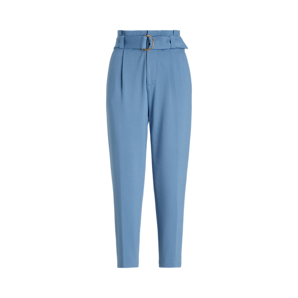 Pantaloni in ponte con cintura