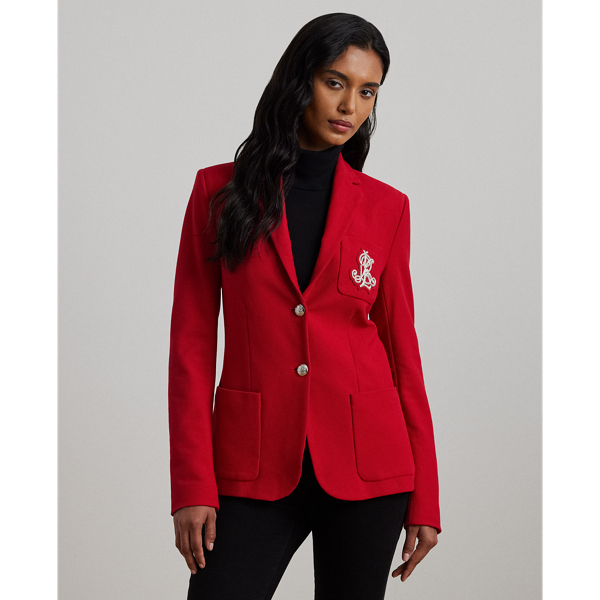 Ralph lauren women's red blazer on sale