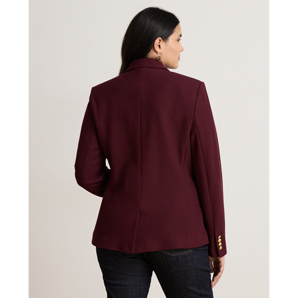 Dark Garnet Bullion Jacquard Blazer Lauren 10