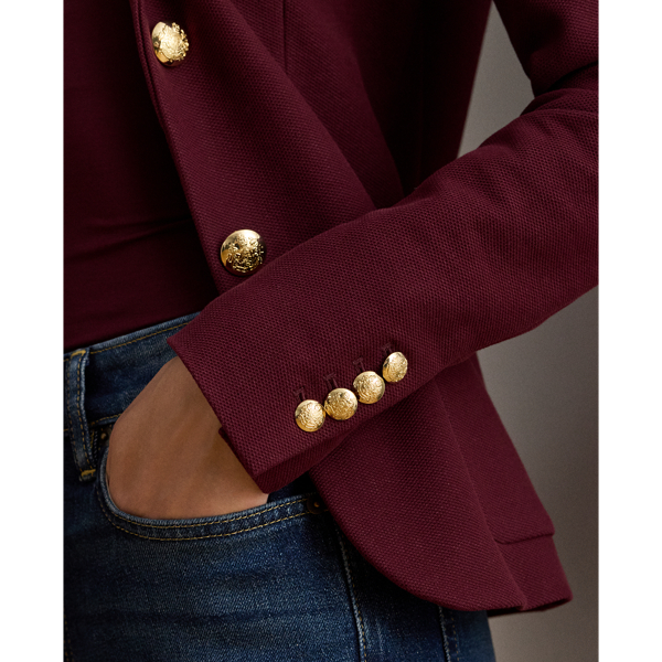 Dark Garnet Bullion Jacquard Blazer Lauren 7