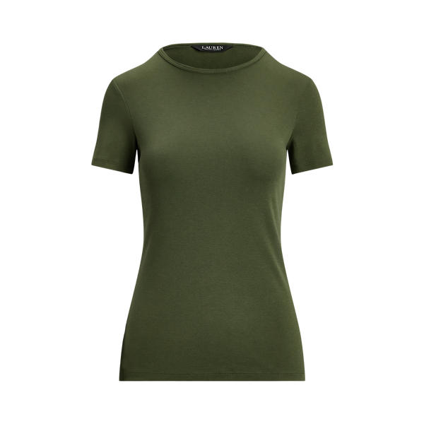 Tシャツ・カットソー POLO RALPH LAUREN Woman T-Shirt Green 200963871 002 Women's T-Shirts, Long & Short Sleeve Tees | Ralph Lauren